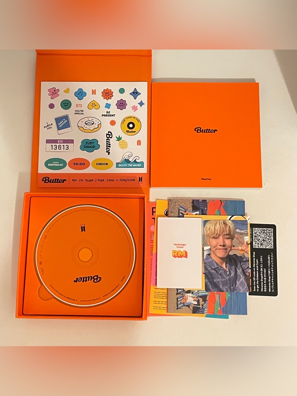 Official BTS Butter Albums (2 Versions) (OPENED)